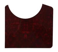 Cabilock Acoustic Classical Guitar Pickguard PVC Scratch Plate Protector 7X6 Inches Red Tortoise Shell Self- Sheet for Beginner Musicians