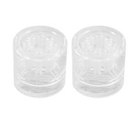 Cabilock Acrylic Aquarium Worm Catcher Trap for Fish Tank and Glass Vivarium Tanks, Lightweight and Easy to Clean Planarian Planaria Catcher with 8 Holes, 2 Pcs Aquarium Accessories