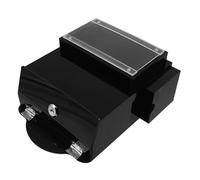 Cabilock Acrylic Black Voting Box with Slot Lockable Fundraising Collection Box for School Elections and Office Donations Charity Tip Collection