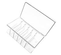 Cabilock Acrylic Lash Extension Tools Storage Case Lid, Large Capacity Cosmetic Organiser Storage Box, Easy Portable Lash Tools Holder for Dressing Table
