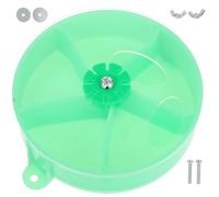 Cabilock Acrylic Parrot Foraging Food Box Multi-Compartment Puzzle for Budgie and Cockatiel Enrichment Random Color