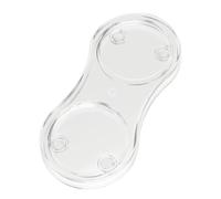 Cabilock Acrylic Salt and Pepper Mill Holder Tray Multi-Purpose Easy to Clean Storage Stand Suitable for Kitchen Countertops and Housewarming Present