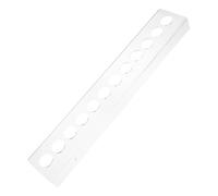 Cabilock Acrylic Scissor Wall Holder 12 Holes Clear Wall Mounted Shear Organizer for Barber Shops and Hairdressers