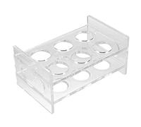 Cabilock Acrylic Shot Glass Holder Rack Organizer for Home Bar Kitchen and Party Display Washable Reusable Row Design for Exhibitions and Special Events