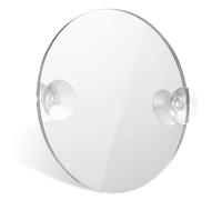Cabilock Acrylic Single-sided Betta Fish Training Mirror with Suction Cup for Fish Tank Decoration Silver Colour Suitable and Aquarium Use the Tank