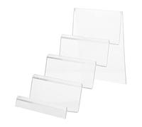 Cabilock Acrylic Wallet Display Rack 4-Layer Multi-Tier Organizer for Shop Countertop Purse Display and Home Accessory Storage Stand