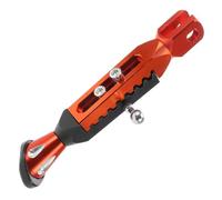 Cabilock Adjustable Aluminum Alloy Motorcycle Side Stand for Electric Bikes Lightweight Kickstand with Stable Side Support Compatible with Various Models Bike Supply Replacement