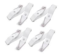 Cabilock Adjustable Fitted Sheet Clips for Mattress Pads with Elastic Band and Metal Buckle 4pcs and Bed Sheet Reattach No Needle Fixing Quilt Fixation Bed Holder for Secure Bedding