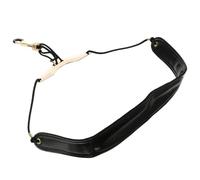 Cabilock Adjustable Leather Saxophone Strap with Hook Lightweight and Creative Single Shoulder Belt Comfortable Design to Shoulder Stress Suitable for Alto Tenor Soprano Random Color