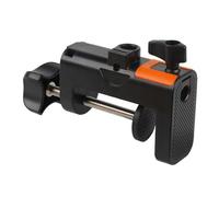 Cabilock Adjustable Metal Microphone Holder Base Clamp for Desk Lamp and Tabletop Mounting Non-slip Retaining Bracket with Soft Liner for Recording Streaming and Voice-over Use