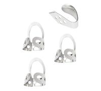 Cabilock Adjustable Metal Thumb Finger Guitar Picks for Banjo and Guitar, Ergonomic Brass Material with Practical Design, Silver Colour Suitable for Acoustic Music Playing