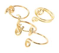 Cabilock Adjustable Open Toe Rings Summer Beach Foot Jewelry Set for Women 4pcs with Zircon, Comfortable Fit Brass Metal Rings Not Easy to Fall, for Summer and Different Occasions