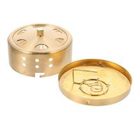 Cabilock Adjustable Temperature Copper Moxa Stick Burner Case for Smokeless Moxibustion, Easy to Fix Moxa Column, for Home and Massage Store Use