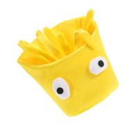 Cabilock Adult Funny French Fries Hat Novelty Food Headpiece for Festivals Parties Halloween Comfortable for Adults Unique Costume Accessory
