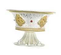 Cabilock Alloy Offering Cup for Buddha Portable Water Bowl for Buddhist Worship and Home Decor Divine Water Offering Container for East Asian Culture Enthusiasts