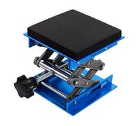 Cabilock Aluminium Alloy Lab Jack Stand Scissor Lift Platform with Non-slip Surface and Shock-absorbing Sponge for Laboratory and Woodworking Support
