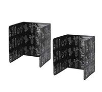 Cabilock Aluminium Foil Splash Back for Kitchen 33.07X12.80 Inch Heat Resistant Oil Splash Guard Protecting Stove and Surroundings from Grease Splatter
