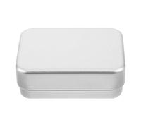 Cabilock Aluminium Soap Dish with Lid and Double-layer Draining Design Rectangle Metal Bar Soap Holder and Sponge on The Go and Bathroom Use