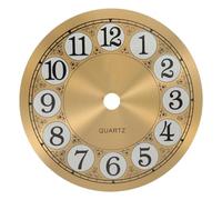 Cabilock Aluminum Quartz Clock Dial Face: Diy Wall Clock With Arabic Numeral Design - Ideal For Kids' Crafts And Home Decor - Round Dial Face Replacement 4.6inch