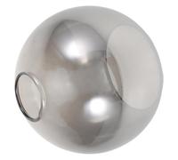 Cabilock Amber Glass Ball Lamp Shade Large Diameter Cover for Wall Sconce Chandelier Pendant Light Sturdy Glass Globe Providing Even Illumination for Living Room Bedroom Dining Room