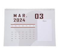 Cabilock Animal Pattern Wall Calendar with Monthly Planner for Home Office Space-saving Hanging Design Smooth Surface Writing Area for Memo and Appointment Organization