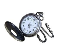 Cabilock Antique Hollow Out Alloy Pocket Watch with Creative Hollow Design and Accurate Timing, Silver Mechanical Vintage Pocket Watch Suitable for Fashion Accessory and Daily Use