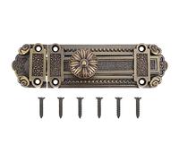Cabilock Antique Slide Door Bolt Lock Security Gate Door Sliding Lock Retro Furniture Door Lock Home Barn Door Lock Hardware
