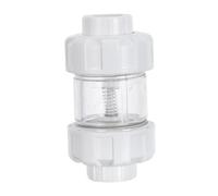 Cabilock Aquarium Air Pump Check Valve White Abs Material Sturdy Non Return Valve for Fish Tank Tubing 9.7x5.2x5.2cm Universal Compatibility Suitable for Aquarium Hose