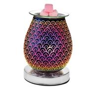 Cabilock Aroma Lamp Wax Melting Fragrance Light 3d Touch Sensor Desktop Tabletop Light Smokeless Flameless Electric Aroma Diffuser for Home and Office Use Uk Plug Ac230v