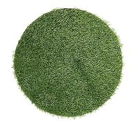 Cabilock Artificial Grass Table Mat Faux Grass Rug 60cm Diameter 2.5cm Thick round Simulated Turf Outdoor Table Decoration Patio
