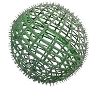 Cabilock Artificial Plant Topiary Ball Frame Plastic Plant Support Cage 15.75In Green Grass Ball Rack for Wedding Home Garden Decoration