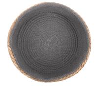 Cabilock Assorted Color Woven round Pet Dog Nest Breathable Easy to Move Grass Wicker Sleeping Bed for Cats and Pigs Home Use