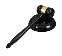 Cabilock Auction Sale Gavel Portable Auction Hammer Wooden Hammers Solid Wood Material and Loud Sound Lightweight Design for Election and Classroom Use by Auctioneer and Chairman of The