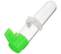 Cabilock Automatic Bird Water Feeder with Plastic Water Dispenser for Birds Light Green Parakeet Waterer with Unique Look and Special Ornament