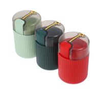 Cabilock Automatic Toothpick Dispenser 3pcs Set with Large Capacity Toothpick Holder Case Made of Sturdy Abs and Pp Material, Reliable and Convenient for Restaurant and Office Use