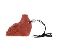 Cabilock Aztec Screaming Whistle Clay Prank for Adults, Handmade Portable Ritual Whistle with Indigenous Style, Easy to Carry Halloween Stage Sound Effect Prop