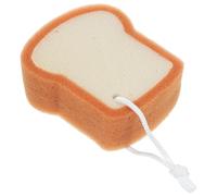 Cabilock Baby Bath Sponge Scrubber Toddler Bath Brush Soft Absorbent Sponge for Newborns with Hanging Loop Suitable for Infant Bathing and Shower Care Random Color