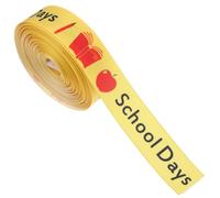 Cabilock Back to School Decorative Ribbon Bow 2.2cm Wide 10 Yards Craft DIY Wrapping Ribbon for Hair Clips and Packaging