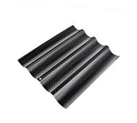 Cabilock Baking Pan Multi-Function Non-Stick Four-Slot Carbon Steel with Efficient Heat Distribution for French Bread for Baking Loaf Tins and Bread Molds the Kitchen
