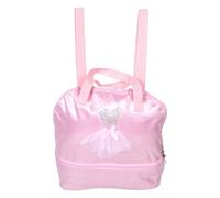 Cabilock Ballet Dance Bag for Pink Backpack with Multiple Compartments and Shoe Storage, Weather-resistant Nylon and Polyester Material, for Little Dancers and Gym Classes