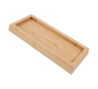 Cabilock Bamboo Whetstone Holder Base Sharpening Stone Stand Stable Kitchen Sharpener for Home and Outdoor Use with Secure Non Slip Design
