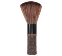 Cabilock Barber Brush Handheld Small Brush for Beard Fragments Wood Handle Soft Bristles Reinforced Head Stylists Salon Use