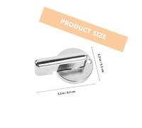 Cabilock Bathroom Privacy Indicator Lock with Red Green Vacant Occupied Sign Thickened Round Handle Door Lock for Public Toilet Cubicle Shower Door Latch