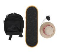 Cabilock Bearded Dragon Skateboard Set Mini Hat and Backpack for Lizards Cute Photo Props for Small Pets Reptile Costume