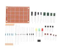 Cabilock Beginner Soldering Kit Electronics Component with Practical Training Breadboard for Hobbyists Interactive Circuit Practice Tool for Learning Skills