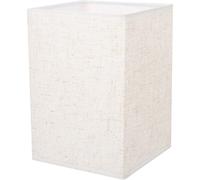 Cabilock Beige Linen Lamp Shade Rectangular Clip-on 4.2cm Fitter for Floor and Table Lamps with Eye Protection and Easy Installation Suitable for Living Room and Bedroom Decoration
