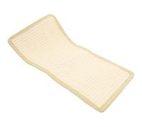 Cabilock Beige Rectangle Sisal Scratching Carpet Cat Scratching Boards Non-Shedding Versatile Protector for Sofa and Furniture for Home and Dorm Flat Mat Cats