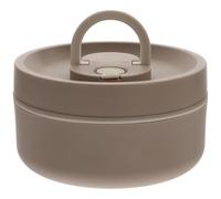 Cabilock Bento Lunch Box, Food Flask with Handles, Leak Proof Food Jar Hot Lunch Box Stainless Steel Meal Prep Container Food Box for Adult Kids Students Office, Microwave Dishwasher Safe, Brown