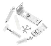 Cabilock Bi Fold Door Hardware Kit Aluminium Alloy with Sturdy Guide Wheels and Pivot for Folding Closet Doors, Versatile Functionality and Silver Finish for Homes and Offices