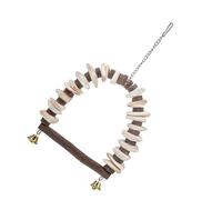 Cabilock Bird Hanging Parrot Nibbling Tooth Grinding Long Serving Life Wood Cuttlebone Chewing Aid for Pet Birds and Parrots